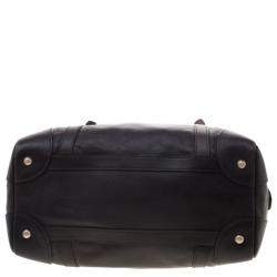 Pre Owned Prada Grey Ombre Glace Calf Leather Tote 