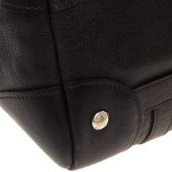 Pre Owned Prada Grey Ombre Glace Calf Leather Tote 