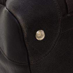 Pre Owned Prada Grey Ombre Glace Calf Leather Tote 