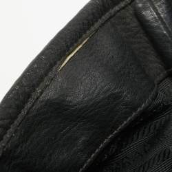 Pre Owned Prada Black Nylon and Leather Tote