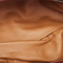 Prada Dark Brown Leather Frame Satchel