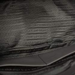 Pre Owned Prada Two Tone Grey Saffiano Leather Large Double Zip Tote
