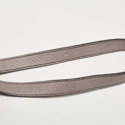 Pre Owned Prada Beige Gaufre Leather Double Zip Tote