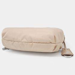 Prada Beige Tessuto Fabric Hobo Bag