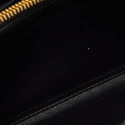 Prada Black Crocodile Flap Continental Wallet