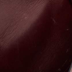 Pre Owned Prada Dark Red Saffiano Cuir Leather Double Shoulder Bag