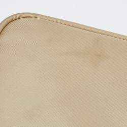 Pre Owned Prada Beige Nylon Re-Edition 2000 Baguette Bag