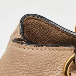 Pre Owned Prada Beige Vitello Phoenix Leather Tote