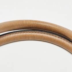 Pre Owned Prada Beige Vitello Phoenix Leather Tote