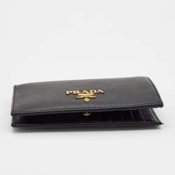Prada Black Saffiano Leather Bifold Wallet