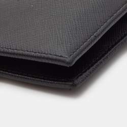 Prada Black Saffiano Leather Bifold Wallet