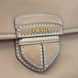 Prada Beige Leather City Calf Crossbody Bag