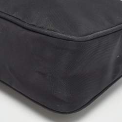 Prada Black Nylon Re-Edition 2000 Baguette Bag