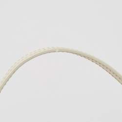 Pre Owned Prada Off White/Gold Nylon and Leather Oro Chain Crossbody Bag