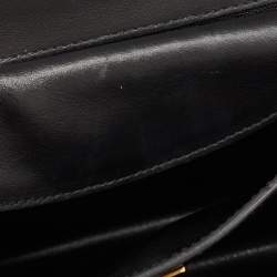 Prada Black Leather Cahier Shoulder Bag