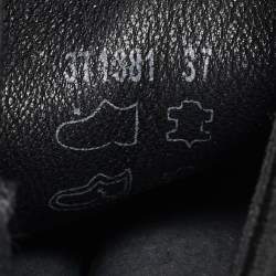 مملوكة مسبقًا Prada Black Leather Ankle Length Chelsea Boots Size 37