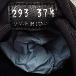 Prada Black Mesh and Rubber Cloudbust Sneakers Size 37.5