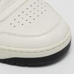 Prada White Leather New Avenue High Top Sneakers Size 38