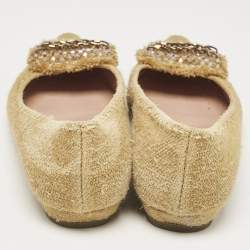 Prada Brown Wool Smoking Slippers Size 38.5