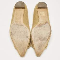 Prada Brown Wool Smoking Slippers Size 38.5