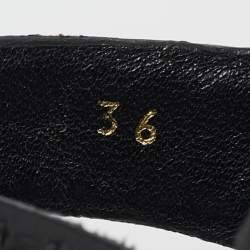 Prada Multicolor Leather and Suede Cork Espadrille Platform Ankle Strap Sandals Size 36
