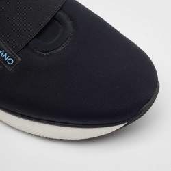 Prada Black Neoprene Slip On Sneakers Size 37.5