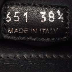 Prada Grey/Black Glitter Fabric Cloudbust Sneakers Size 38.5