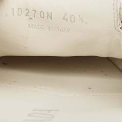 مملوكة مسبقًا Prada Grey Suede San Tropez Mules Size 40.5