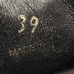 Prada Black Felt Crystal Embellished Slip On Sneakers Size 39
