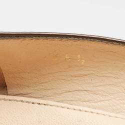 Prada Olive Green Patent Leather Buckle Square Toe Pumps Size 36.5