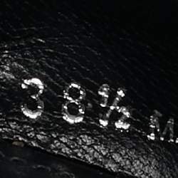 Pre Owned Prada Black Sequins Logo Slingback Pumps Size 38.5