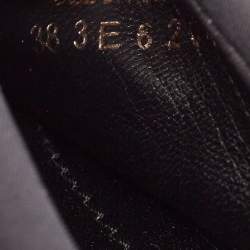 Prada Black Leather Platform Lace Up Sneakers Size 38