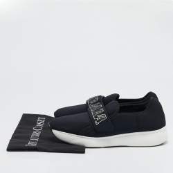 Prada Black Nylon Velcro Sneakers Size 37
