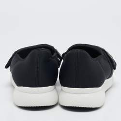 Prada Black Nylon Velcro Sneakers Size 37