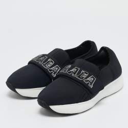Prada Black Nylon Velcro Sneakers Size 37