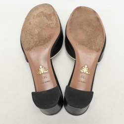 Prada Black Patent Leather Slide Sandals Size 36.5