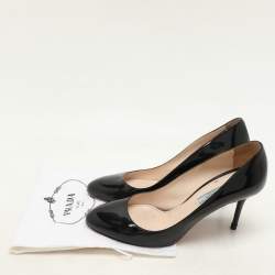 Prada Black Patent Leather Pumps Size 39