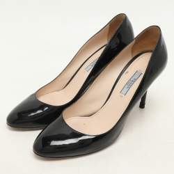 Prada Black Patent Leather Pumps Size 39