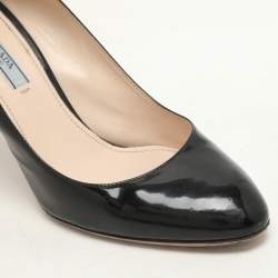 Prada Black Patent Leather Pumps Size 39
