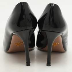 Prada Black Patent Leather Pumps Size 39