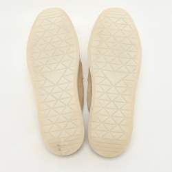 Prada Beige Suede Sabot Mules Size 38.5
