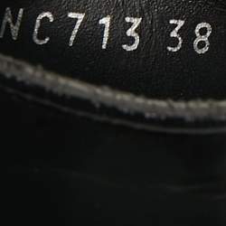 Prada Black Leather Lace Up Derby Shoes Size 38