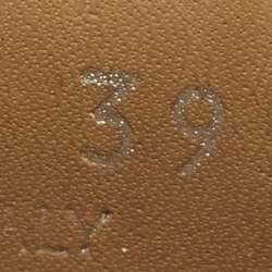 Prada Beige Suede Logo Plaque Slip On Loafers Size 39