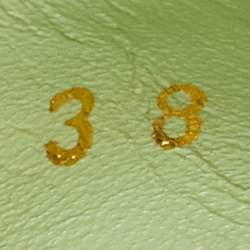 مملوكة مسبقًا Prada Pastel Green Leather Pointed Toe Slingback Pumps Size 38