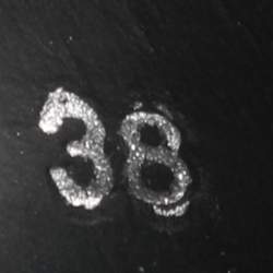 Pre Owned صندل برادا مونوليث مطاط أسود مقاس 38