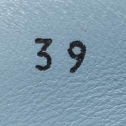 Pre Owned Prada Pink Leather Platform Espadrille Flats Size 39