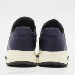 Pre Owned Prada Navy Blue Nylon Prax 01 Low Top Sneakers Size 37.5