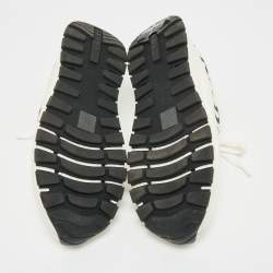 مملوكة مسبقًا حذاء رياضي برادا براكس نايلون أزرق بحري منخفض من أعلى مقاس 37.5