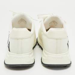 مملوكة مسبقًا حذاء رياضي برادا براكس نايلون أزرق بحري منخفض من أعلى مقاس 37.5