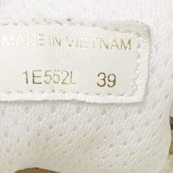 مملوكة مسبقًا حذاء رياضي برادا براكس نايلون أزرق بحري منخفض من أعلى مقاس 37.5